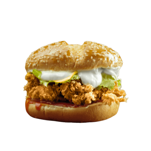 235. Chickenburger Menu